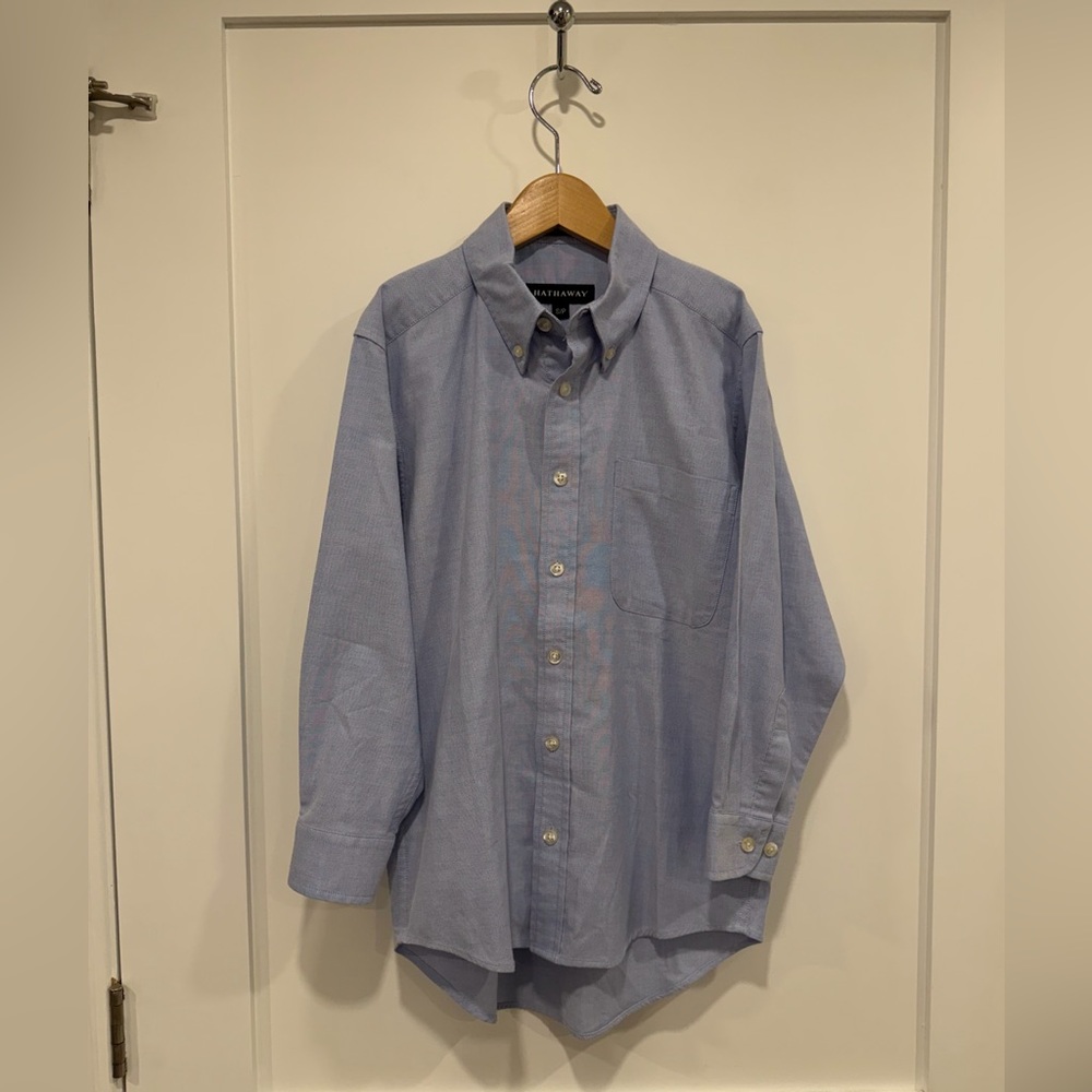 Hathaway Boy’s Blue Button Down Shirt